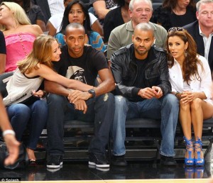 Thierry Henry, Eva Longoria, Tony Parker 